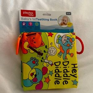 Playtex baby teething book new with tags